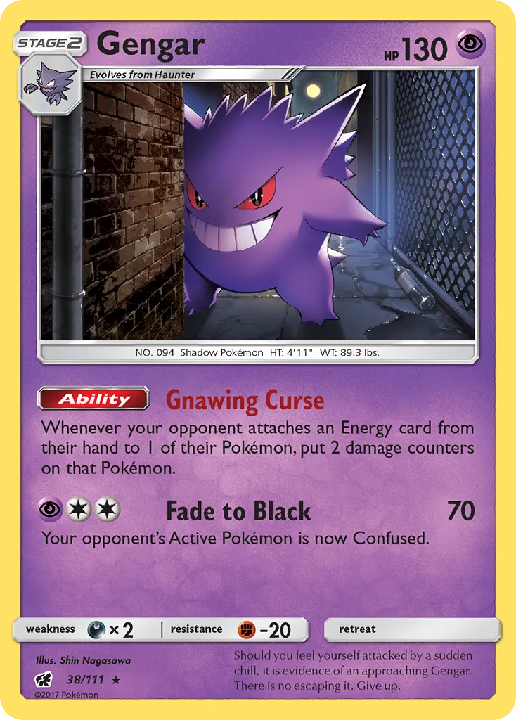 Gengar #38 card image
