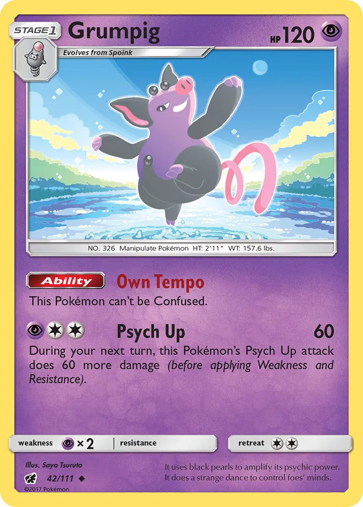 Grumpig card image