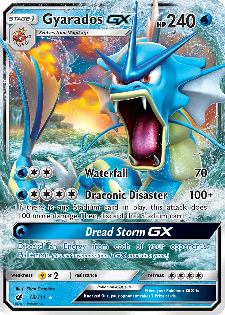Gyarados-GX #18 card image