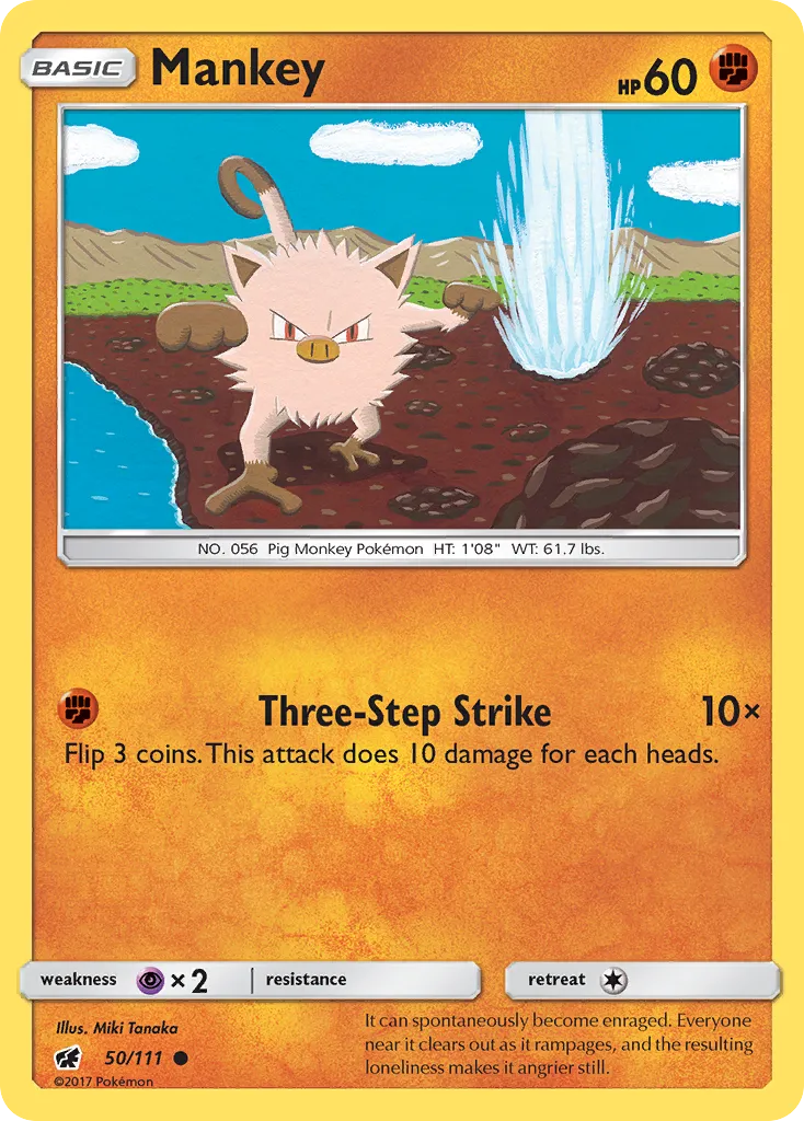 Mankey card image