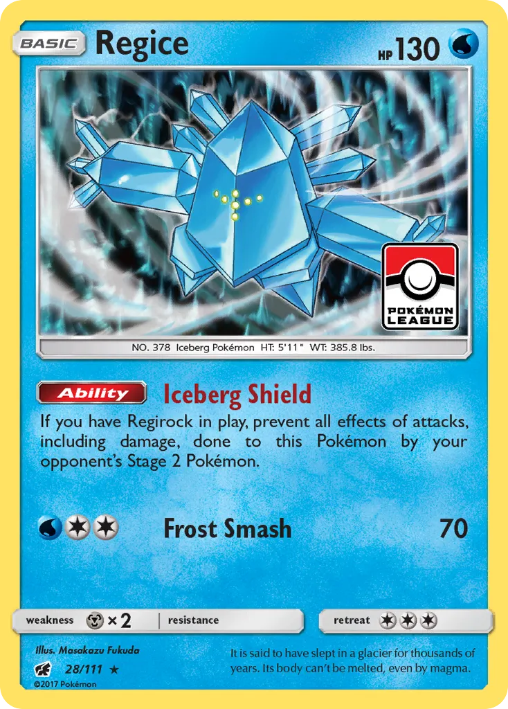 Regice card image