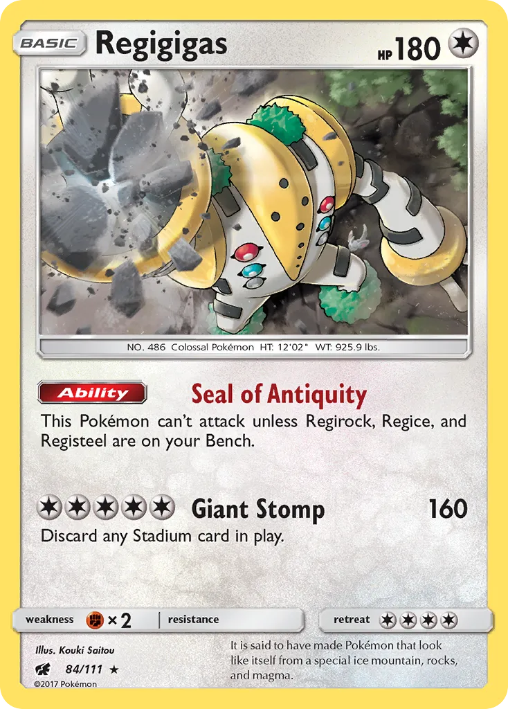 Regigigas card image