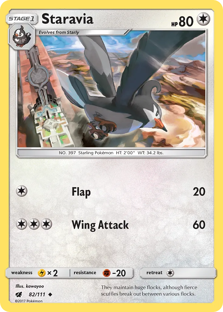 Staravia card image