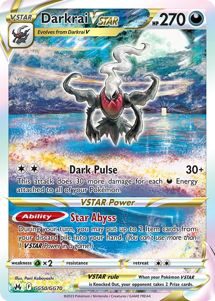 Darkrai VSTAR #GG50 card image