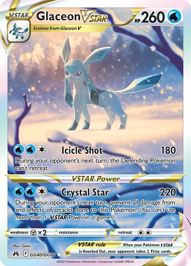 Glaceon VSTAR card image
