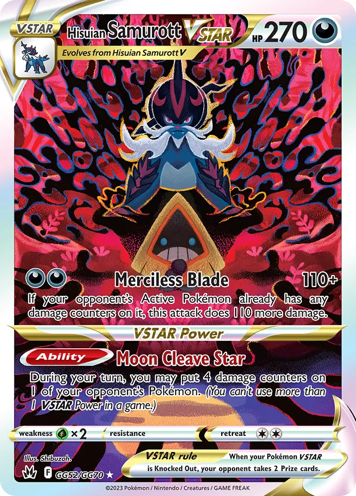 Hisuian Samurott VSTAR card image