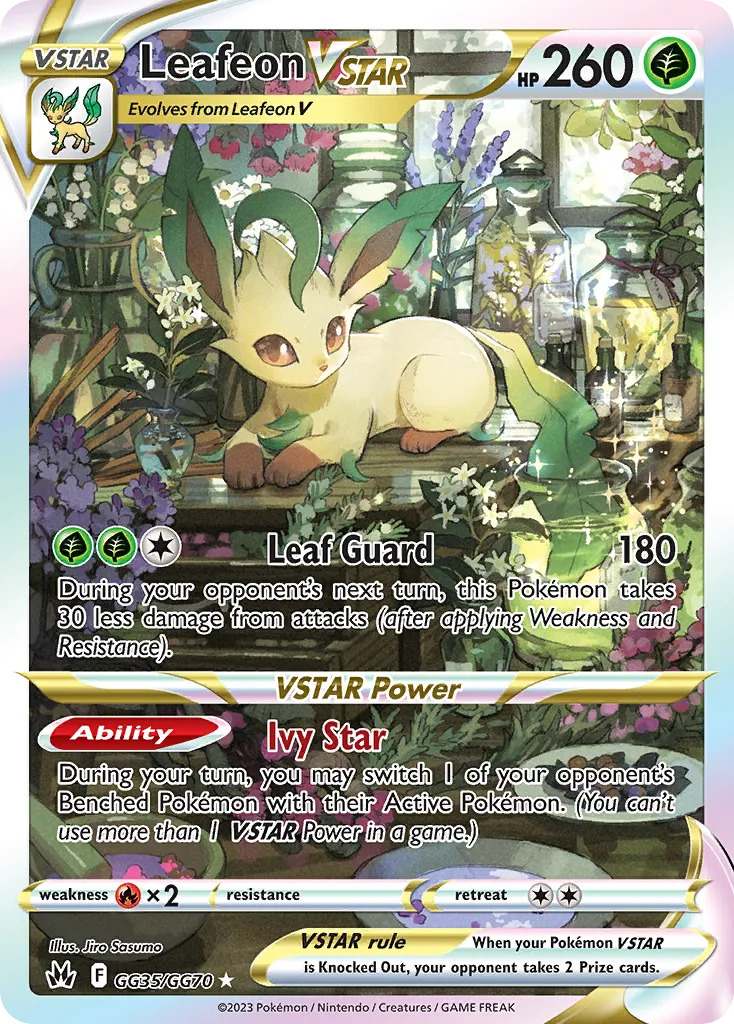 Leafeon VSTAR #GG35 card image