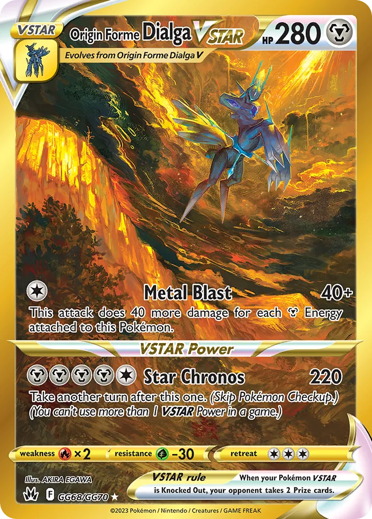 Origin Forme Dialga VSTAR #GG68 card image