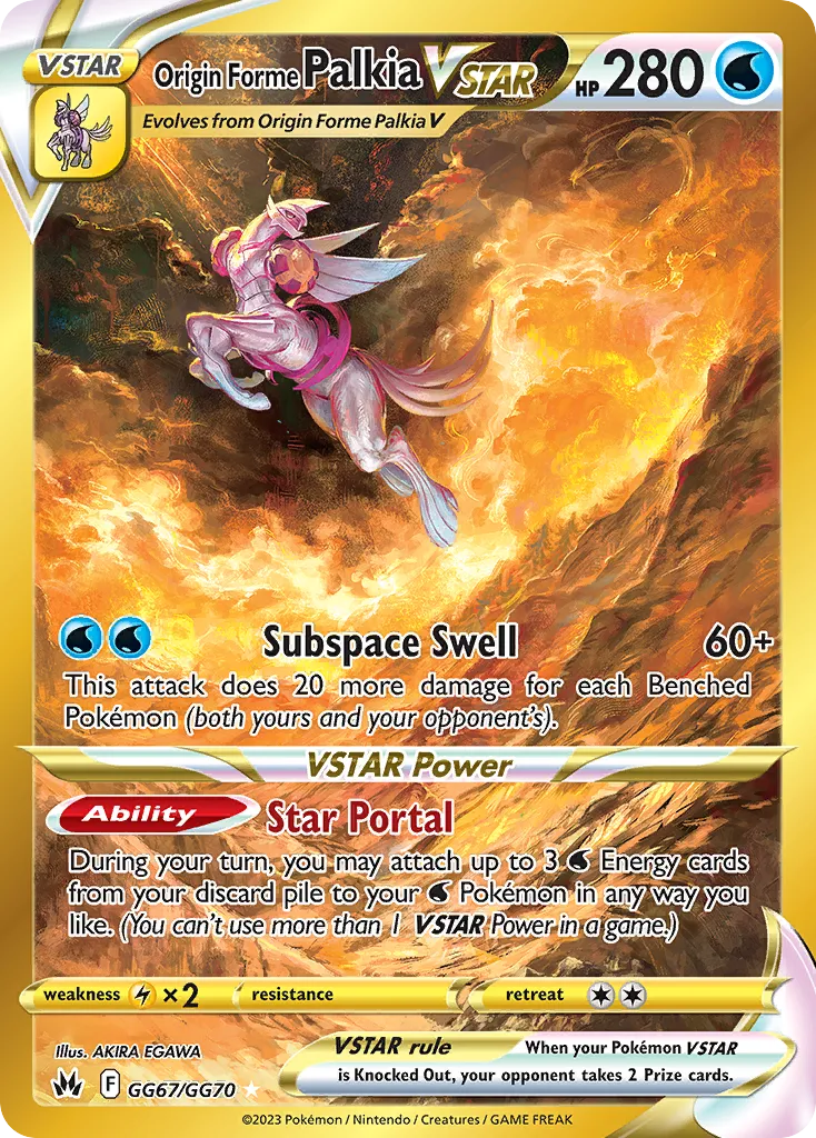 Origin Forme Palkia VSTAR #GG67 card image