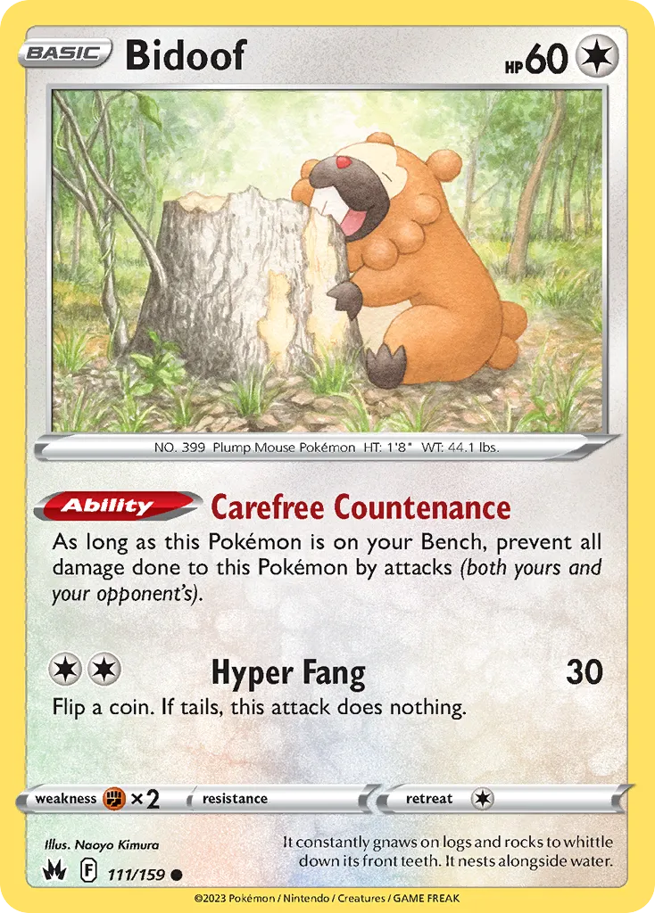 Bidoof card image