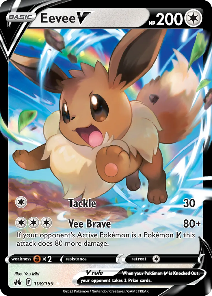 Eevee V #108 card image