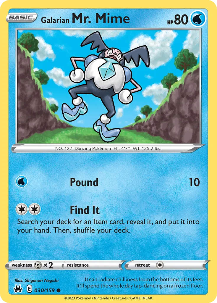 Galarian Mr. Mime card image