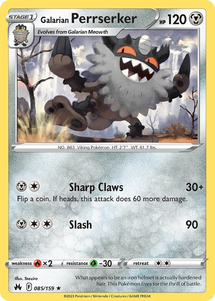 Galarian Perrserker card image