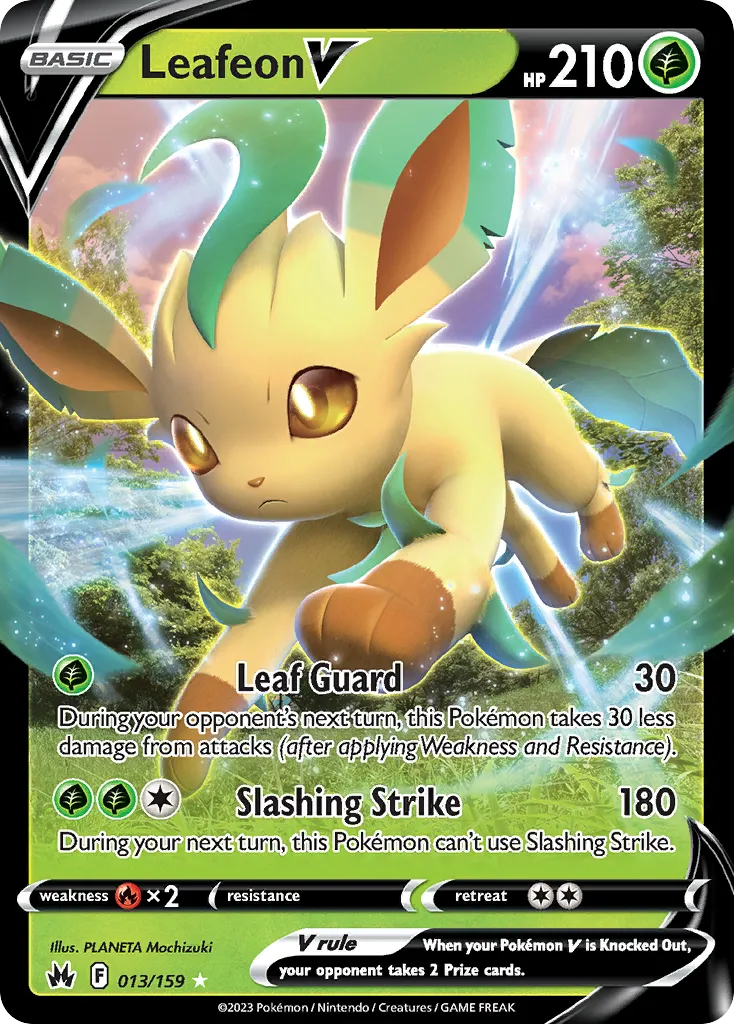 Leafeon V card image