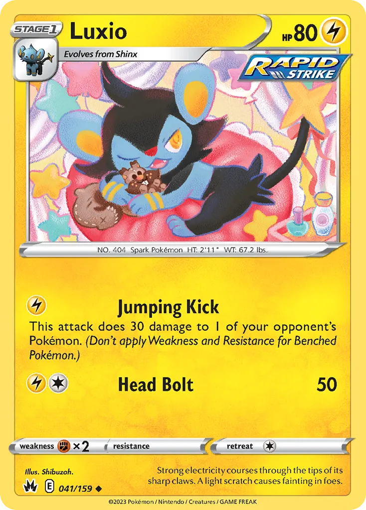 Luxio card image