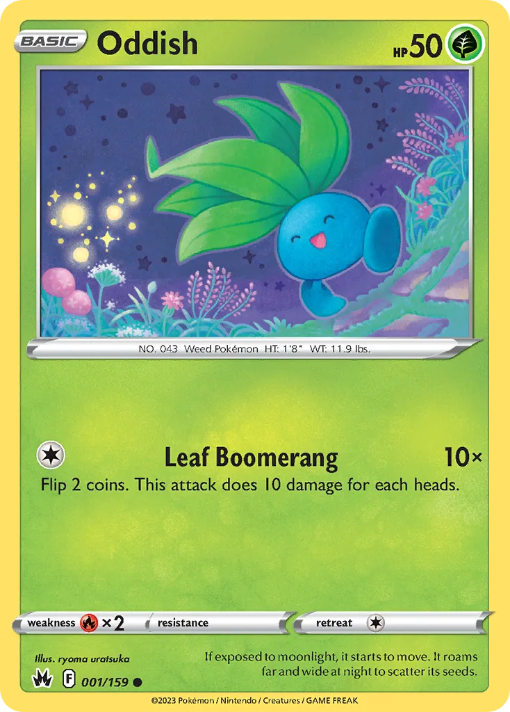 Oddish card image