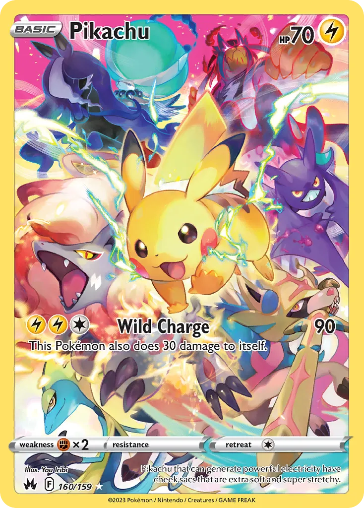 Pikachu #160 card image