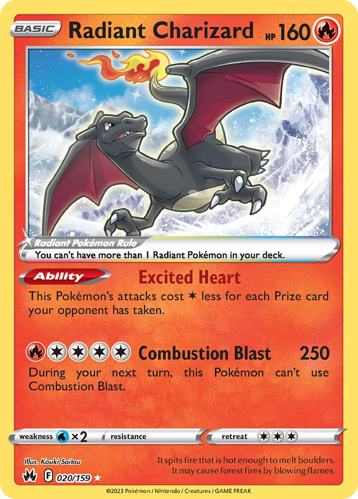 Radiant Charizard #20 card image