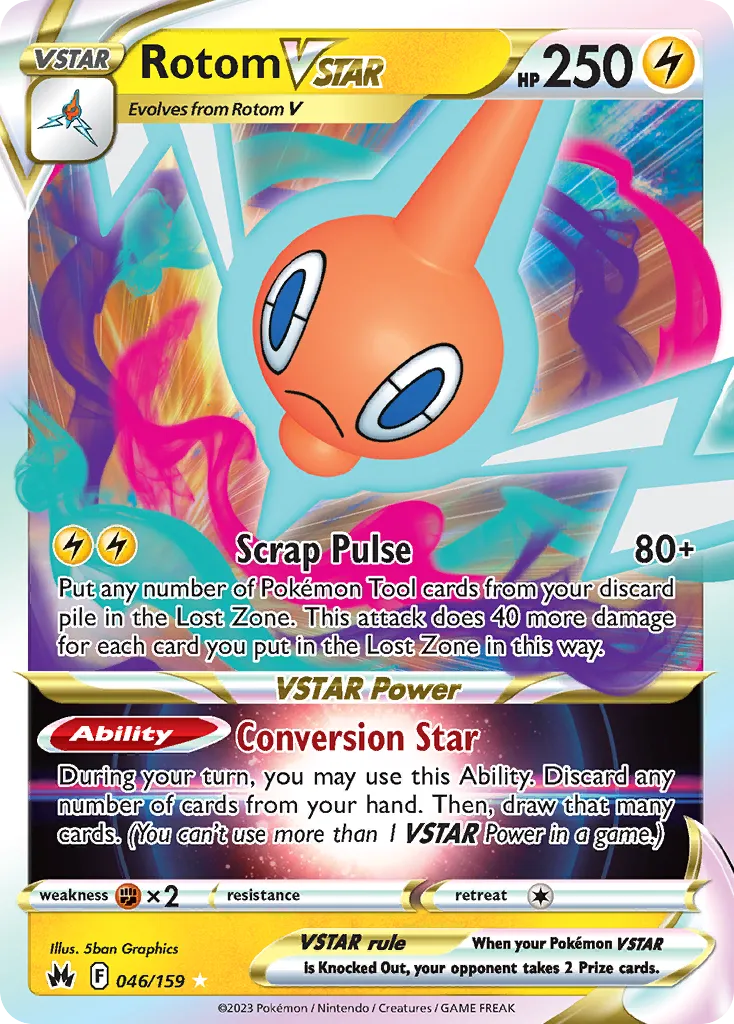 Rotom VSTAR card image