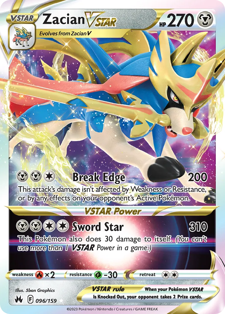 Zacian VSTAR card image