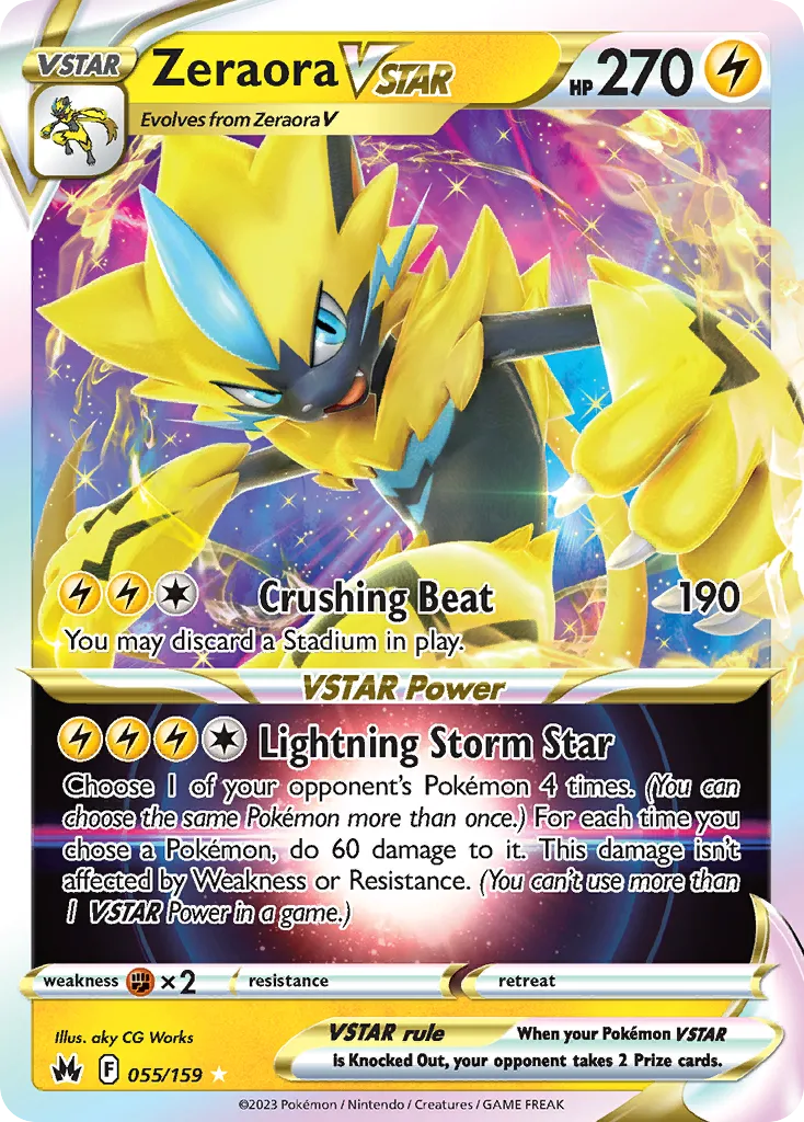 Zeraora VSTAR card image