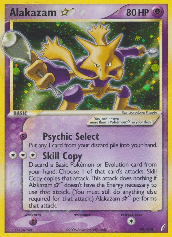 Alakazam Star #99 card image