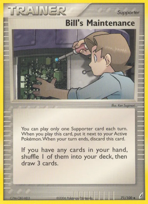 Bill's Maintenance card image
