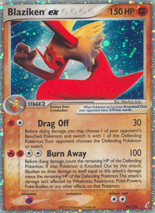 Blaziken ex card image