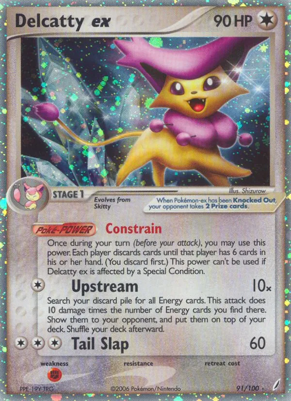 Delcatty ex card image