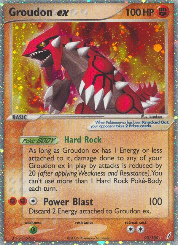 Groudon ex card image