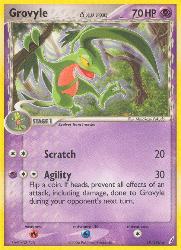 Grovyle (Delta Species) card image