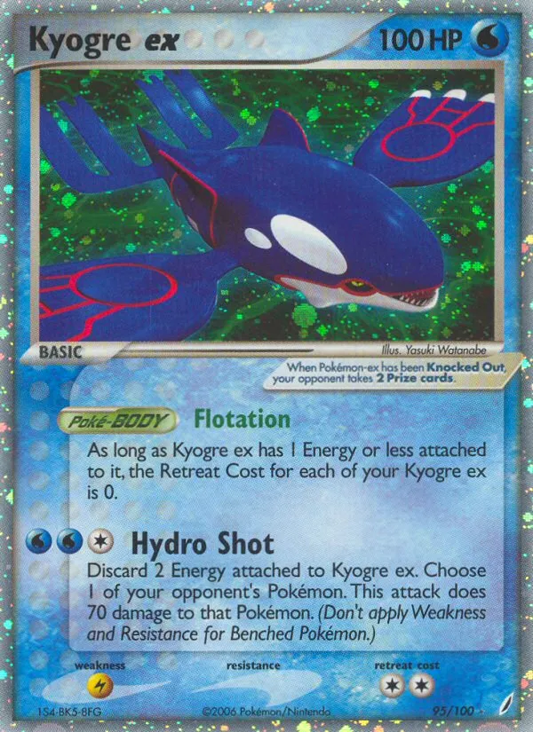 Kyogre ex #95 card image