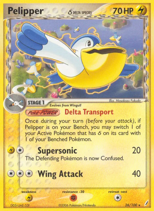 Pelipper (Delta Species) card image