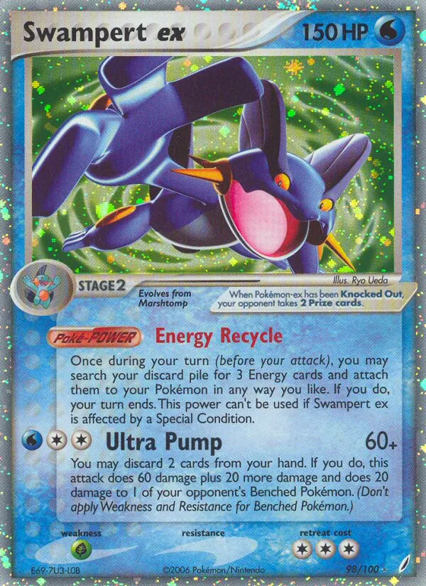 Swampert ex #98 card image