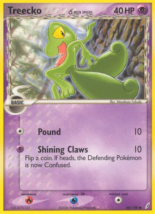 Treecko (Delta Species) card image