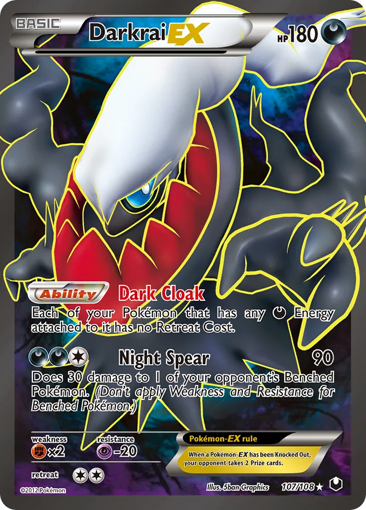 Darkrai-EX #107 card image