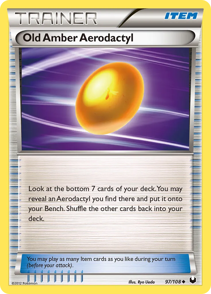Old Amber Aerodactyl card image