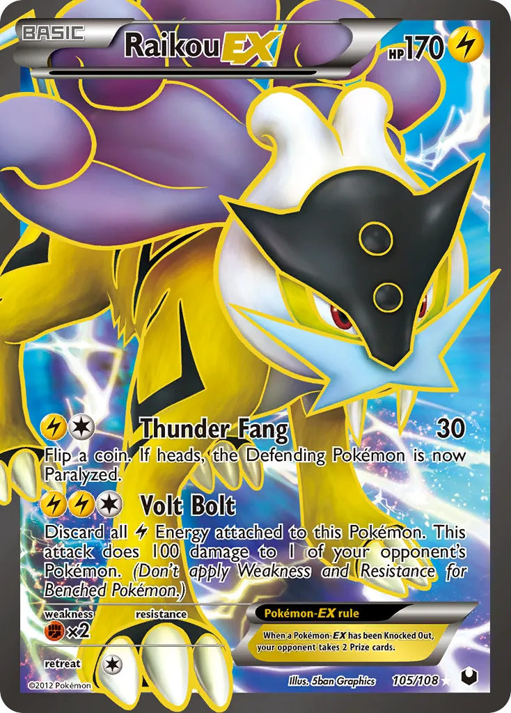 Raikou-EX #105 card image