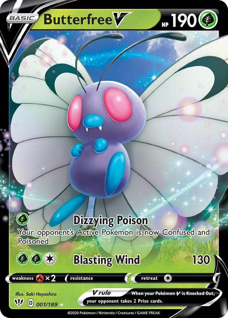 Butterfree V card image