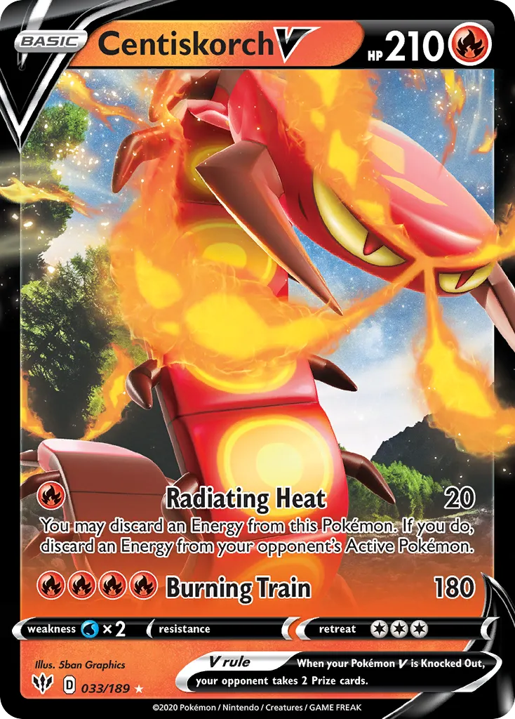 Centiskorch V card image