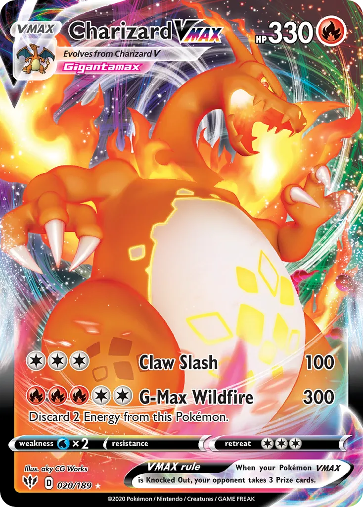Charizard VMAX #20 card image
