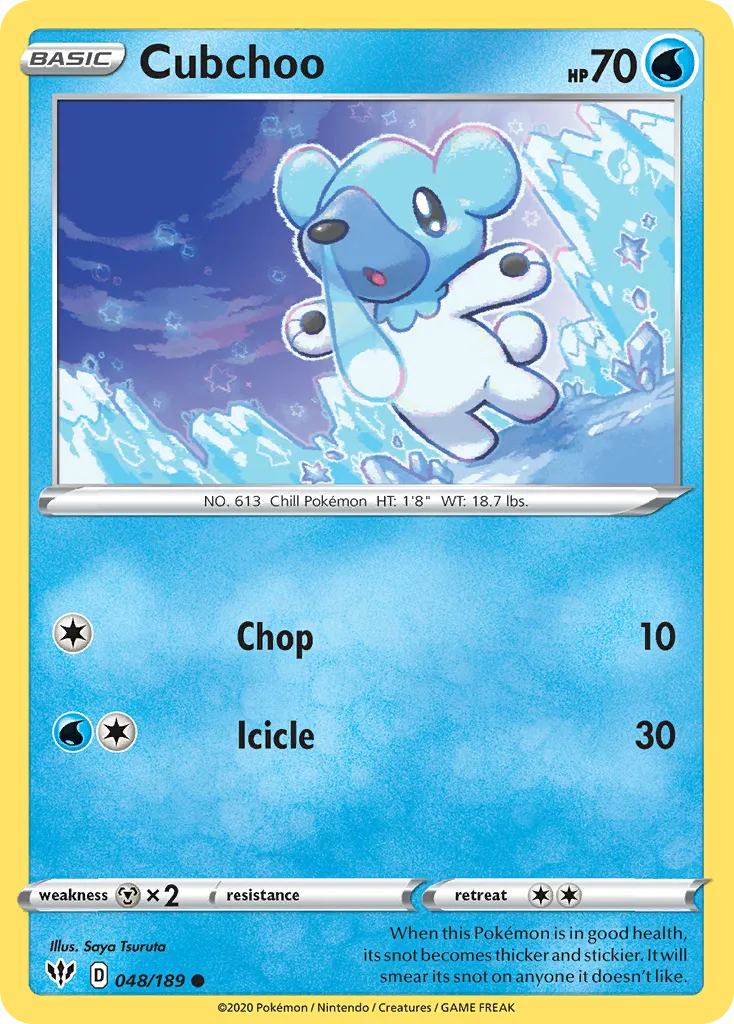 Cubchoo card image