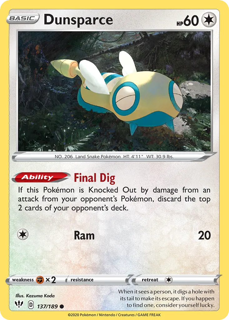 Dunsparce card image