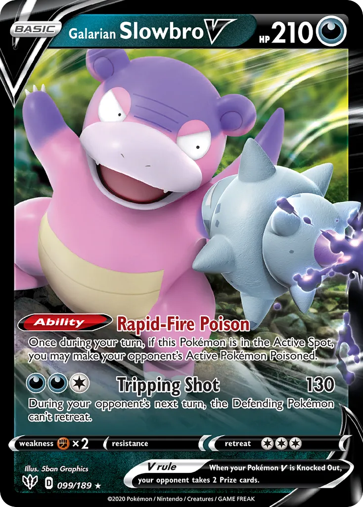 Galarian Slowbro V card image