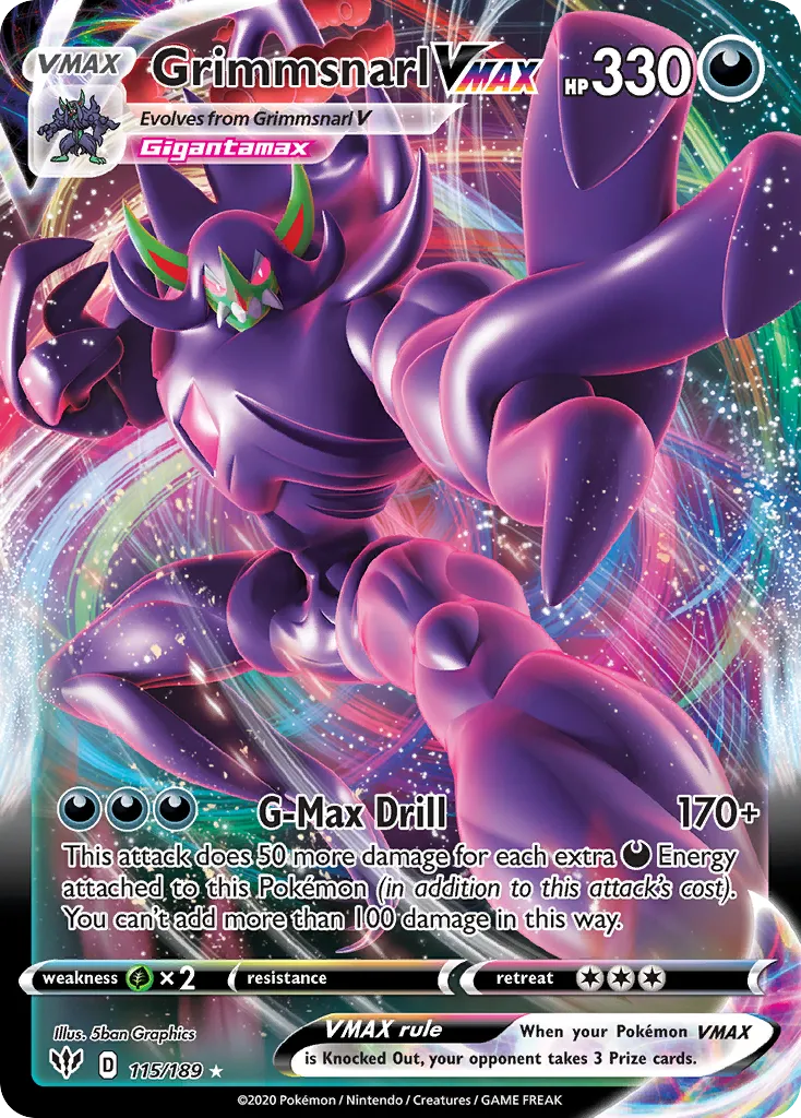 Grimmsnarl VMAX card image