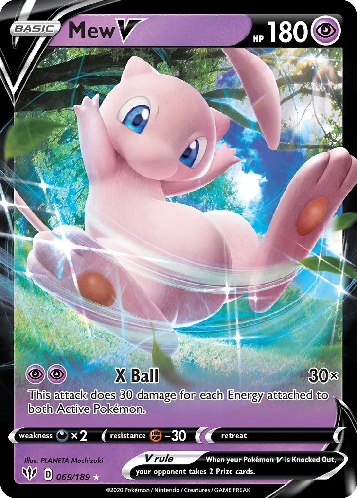 Mew V card image