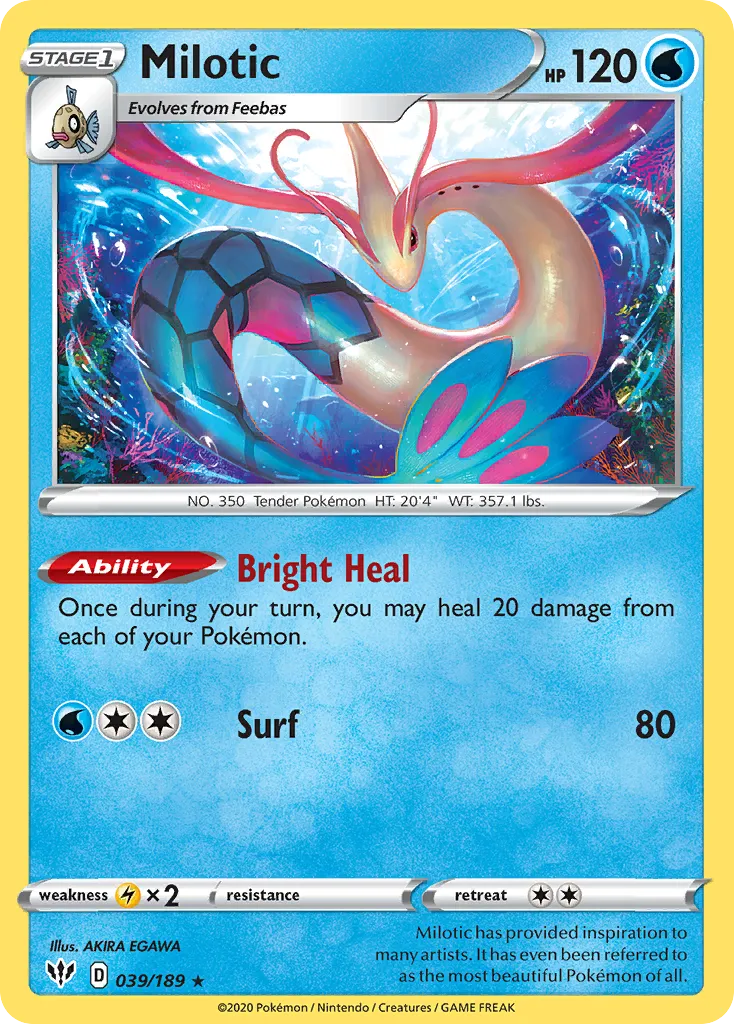 Milotic card image