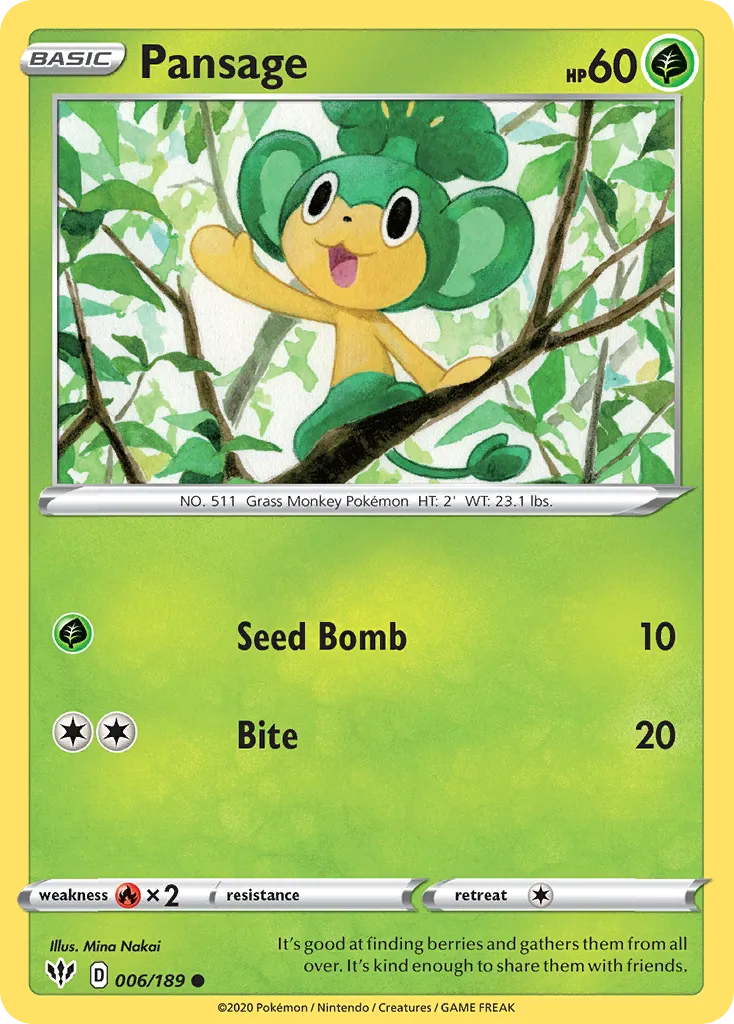 Pansage card image
