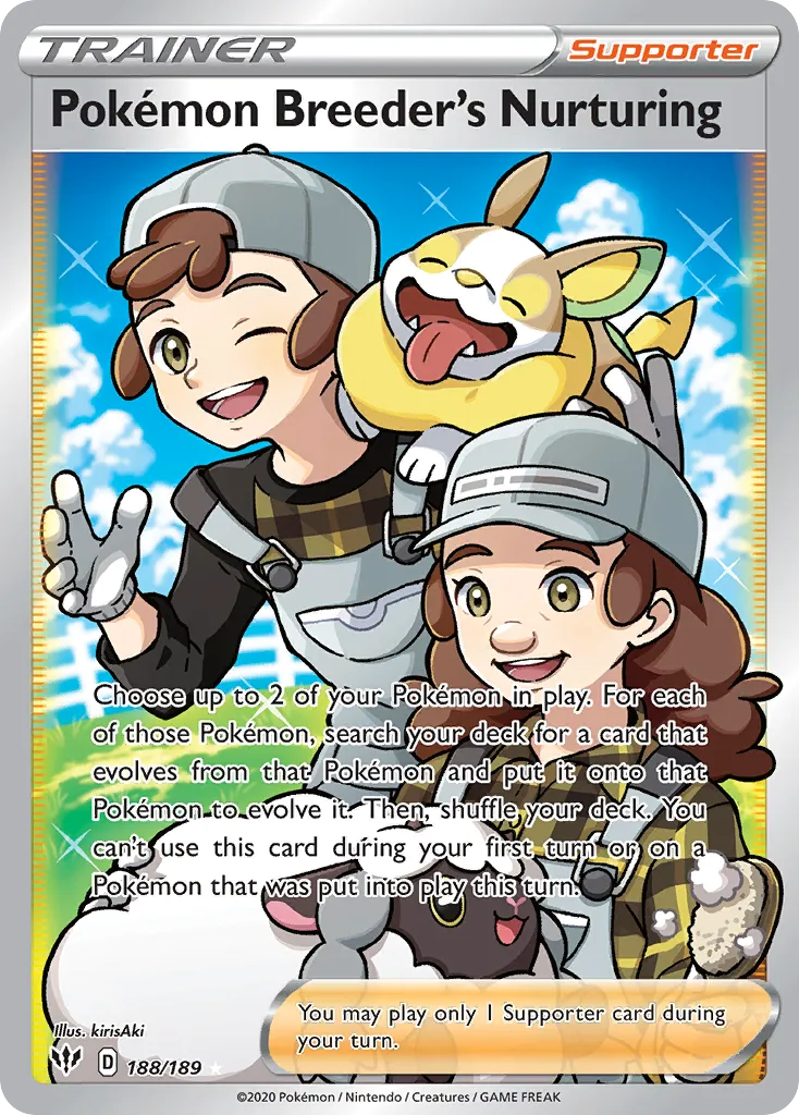 Pokemon Breeder's Nurturing card image