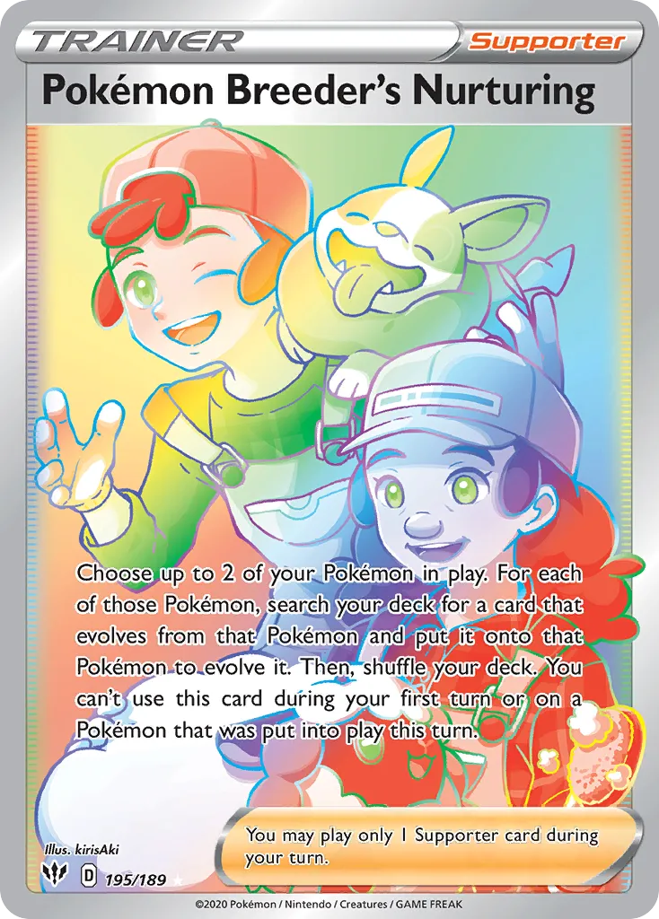 Pokemon Breeder's Nurturing card image